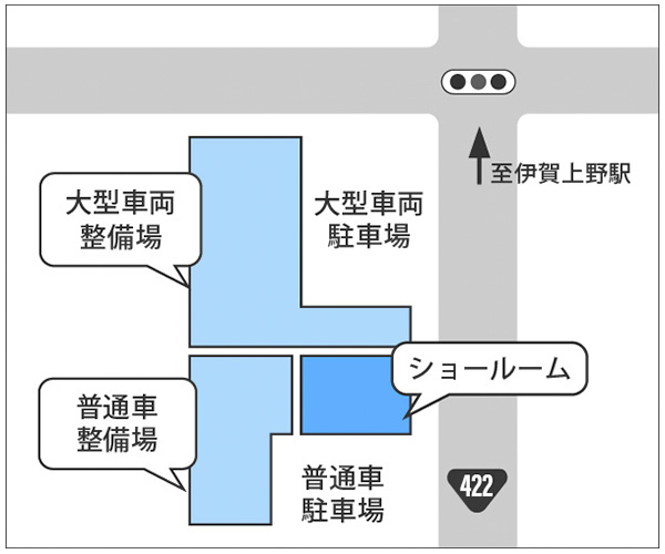 小川整備株式会社構内図