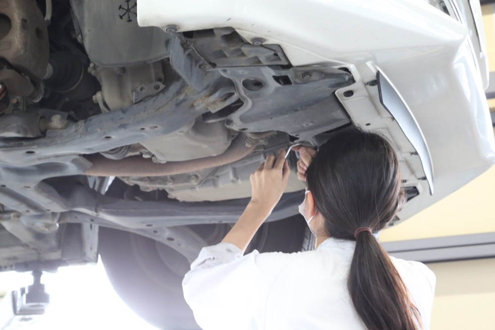 車検の様子